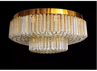 Kroonluchter Plafondlamp Luxe Ronde Kroonluchter Lamp gouden Verlichting