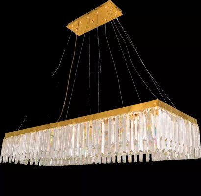 Kroonluchter Luxe Hanger Verlichting Lamp Kristal Plafondlamp Goud
