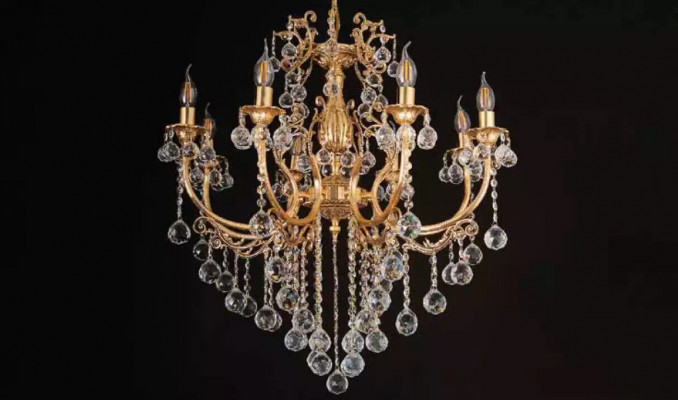 Kroonluchter Kristal Luxe Plafondlamp Kroonluchter Plafondlamp Gouden Lamp