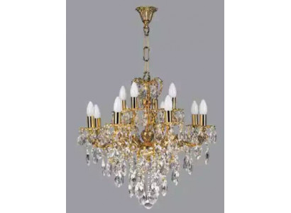 Luxe plafondlamp kroonluchter plafondlamp kristal goud