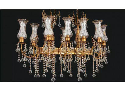 Kroonluchter plafondlamp luxe plafondlamp kroonluchter goud kristal lamp