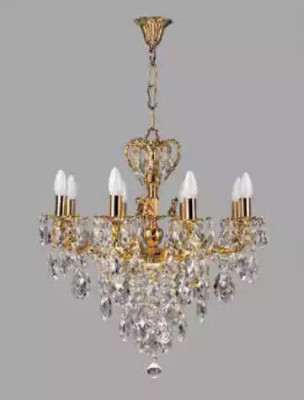 Kroonluchter Plafondlamp Plafondlamp Gouden Luxe Kunst Kristal