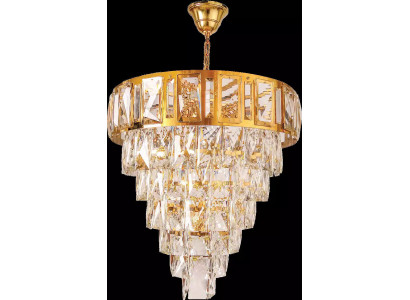 Plafondlamp kroonluchter luxe goud plafondlamp luster kristal armatuur