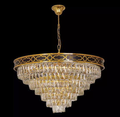 Plafondlamp Kroonluchter Ronde Lamp Goud Plafondlampen
