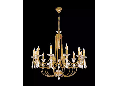 Luxe Crystal Kroonluchter Plafondlamp Hanglamp Plafonnière Goud Kunst