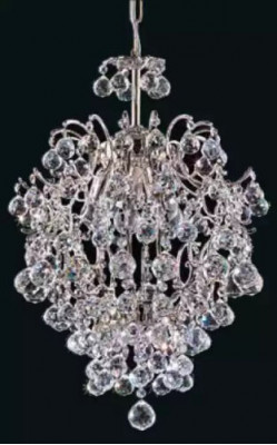 Luxe kroonluchter plafondlamp plafondlamp kroonluchter kristal zilver