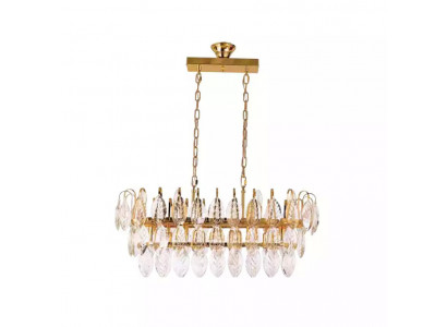 Lustre kroonluchter plafondverlichting luxe goud plafondlamp kristallen armatuur