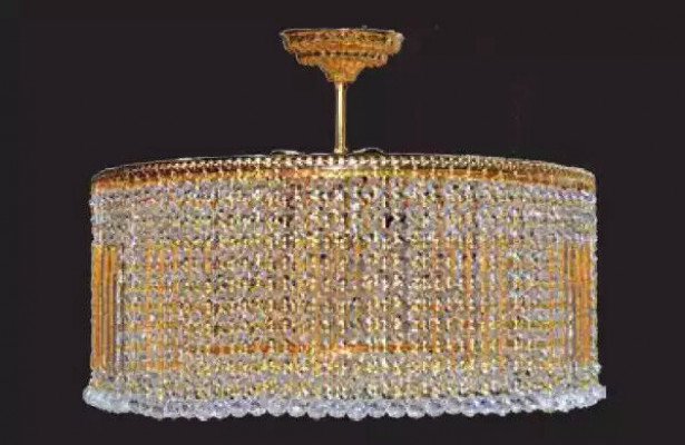 Luxe kroonluchter plafondlamp plafondlamp lampen goud armatuur