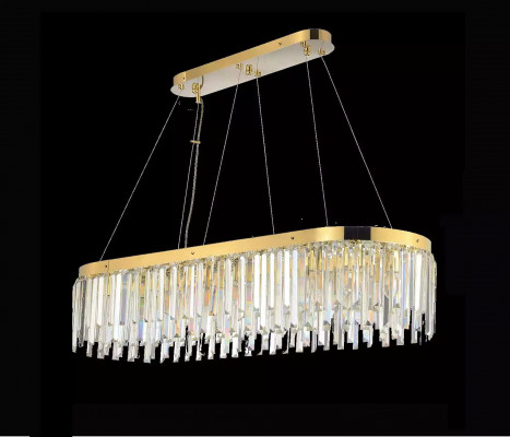 Kroonluchter Kristal Luxe Goud Hanglamp Lamp Woonkamer
