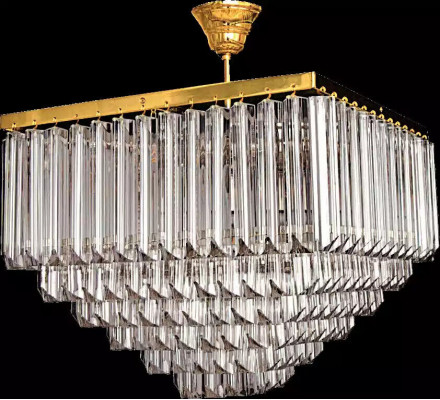 Plafondlamp Luxe Gouden Kroonluchter Plafondlamp Luchter Kristal Lamp