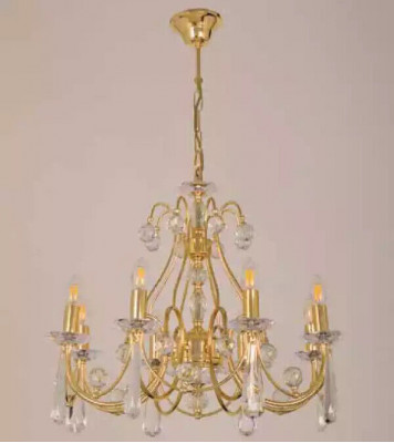Luxe plafondlamp kroonluchter plafondlamp kroonluchter gouden kristal