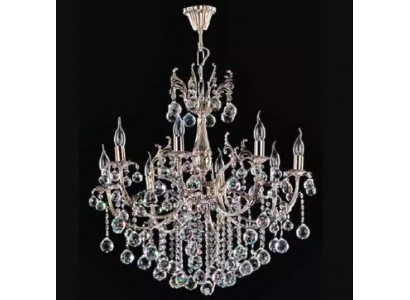 Hanglamp Luxe Zilver Kroonluchter Plafondlamp Lüster Kristallen Lamp