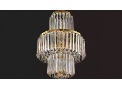 Plafondlamp Luxe Gouden Kroonluchter Plafondlamp Luchter Kristal Kunst