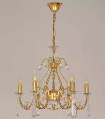 Klassieke plafondlamp kroonluchter plafondverlichting Goud lichtkroonluchter Nieuw