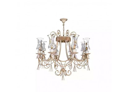 Luxe plafondlamp kroonluchter plafondlamp lampen glas beige