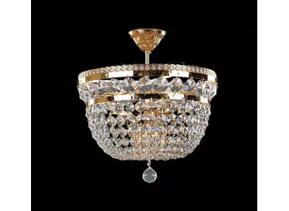 Kroonluchter Luxe Luster Plafondlamp Hanglamp Goud Kristal Kunst
