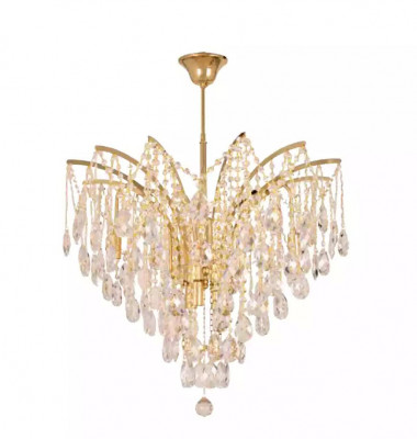 Elegante kristallen kroonluchter voor exclusieve inrichting van de woonruimteverlichting.