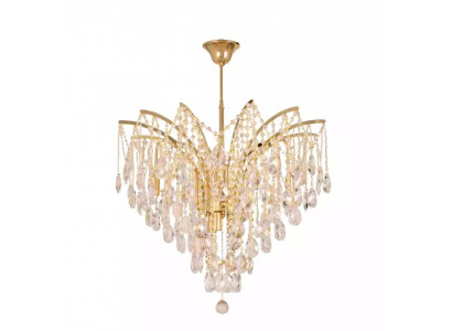 Elegante kristallen kroonluchter voor exclusieve inrichting van de woonruimteverlichting.
