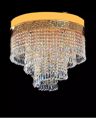 Plafondlamp Luxe Gouden Kroonluchter Hanglamp Kroonluchter Kristal Kunst