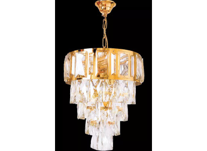Luster Kroonluchter Plafondlamp Luxe Goud Kristallen Plafondlamp