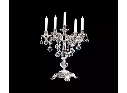 Kaarsenhouder Kandelaar Kaarsenstandaard Kaarshouder Elegant Zilver Kunst