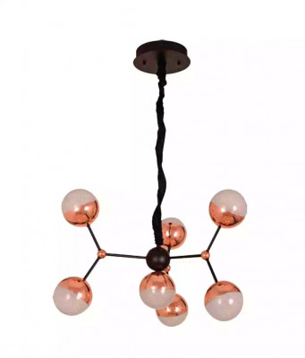 Ronde kroonluchter plafondlamp lichtkroon Gouden design Moderne stijl