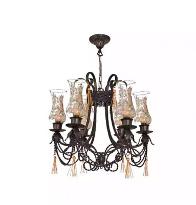 Kasteel plafondlamp luxe kroonluchter plafondlamp glaslamp.