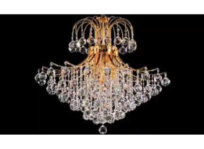Luxe kroonluchter plafondlamp kroonluchter gouden koninklijke luchter