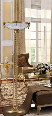 Staande lamp Staande lamp Stand Luxe Verlichting Lampen Lamp Goud 170 cm