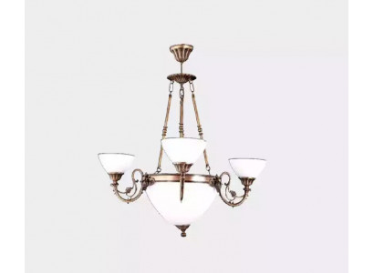 Plafondlamp Kroonluchter Kroonluchter Lamp Luchter Glas Kunst Wit