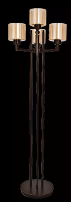 Staande lamp Staande lamp Staand Zwart Verlichting Lampen Lamp Goud Glas