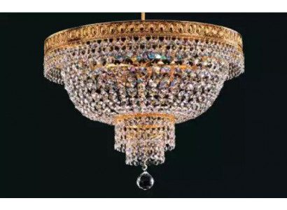 Lustre plafondlamp Luxe Gouden kroonluchter Plafondlamp Kristal Kunst