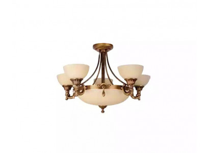 Beige plafondlamp kristallen hanglamp goud glazen kroonluchter kristallen prachtverlichting