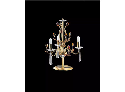 Gouden kristallen tafellamp luxe verlichtingsarmaturen lamp lichtkroonluchter
