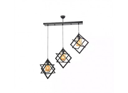 Plafondlamp Zwarte hanglamp luxe woonkamer binnenshuis lamp