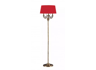 Rode vloerlamp staande kandelaar lamp verlichting goud lampen 50x173