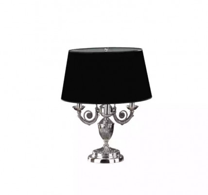 Tafellamp met zwarte kap Lichte tafellamp Tafellamp Lamp