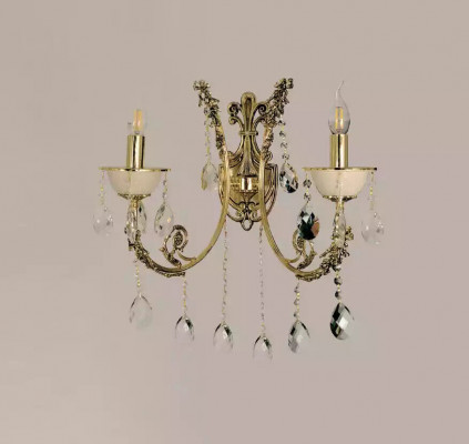 Wandlamp Wandlamp wandlampen Art chandelier wandlamp Goud Kristal