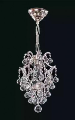 Luxe plafondlamp kroonluchter plafondlamp kristal zilver