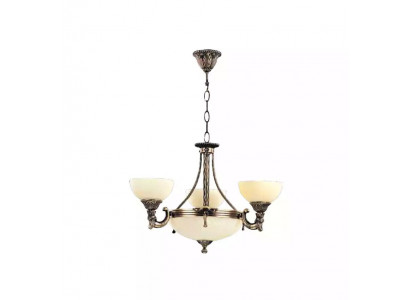 Kroonluchter Plafondlamp Luster Plafondlamp Glas Beige Lampen Nieuw