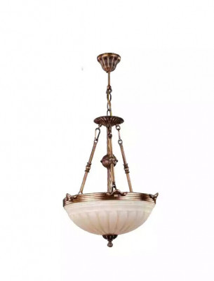 Luster Plafondlamp Lamp Beige Plafondlamp Kroonluchter Glas Goud