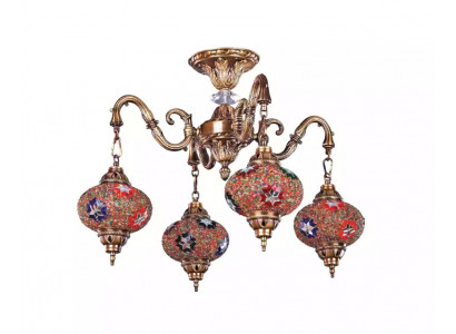 Luxe plafondlamp kroonluchter plafondlamp lampen glas goud