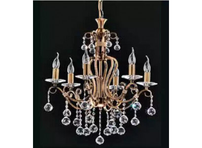 Luxe plafondlamp kroonluchter plafondlamp goud kristal kunst