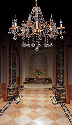 Koninklijke luxe kroonluchter plafondlamp kroonlamp plafondverlichting hangluster