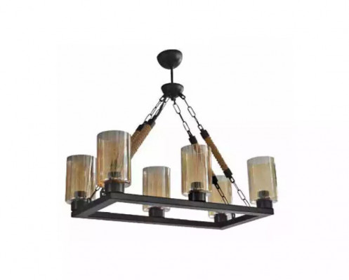 Luster plafondlamp kroonluchter plafondlampen lampen glas zwart
