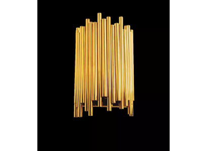 Wandlamp mooi stijl Moderne woonkamer Metalen voet nieuw goud