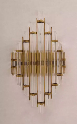 Wandlamp Wandverlichting Lampen Kristal Woonkamer Luxe goud