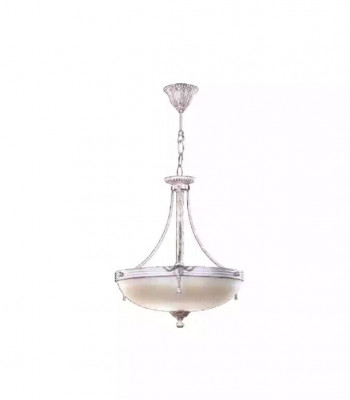 Kroonluchter Plafondlamp Luster Moderne Plafondlamp Beige Glas Lampen