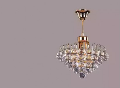 Plafondlamp Plafondluchter Kroonluchter Goud Kandelaar Kristallen Lamp