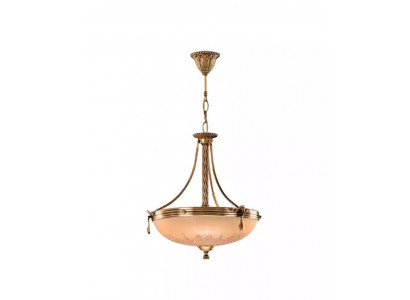 Kroonluchter plafondlamp luster plafondlamp lamp glas goud beige